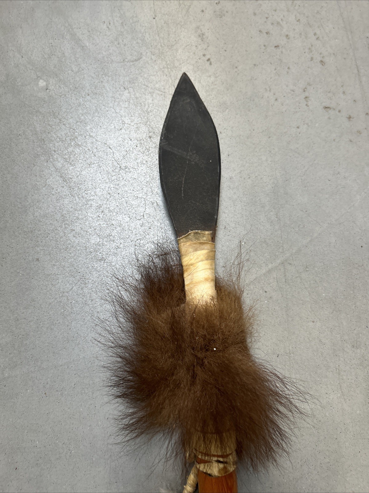 Vintage Native American Ceremonial Lance Spear Indian Lance 66” Replica L. Notah