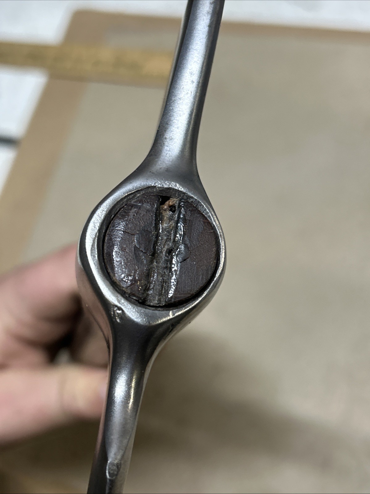 Vintage Native American Indian Style Tomahawk w/ Original Handle Used Nice