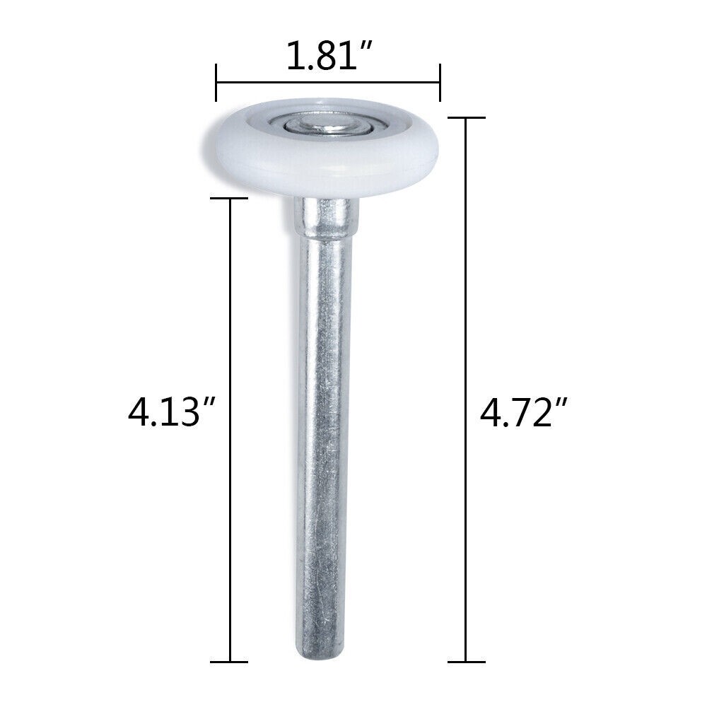 12 Quiet Garage Door Rollers Nylon Door Wheels Replacement With 6200ZZ Bearing