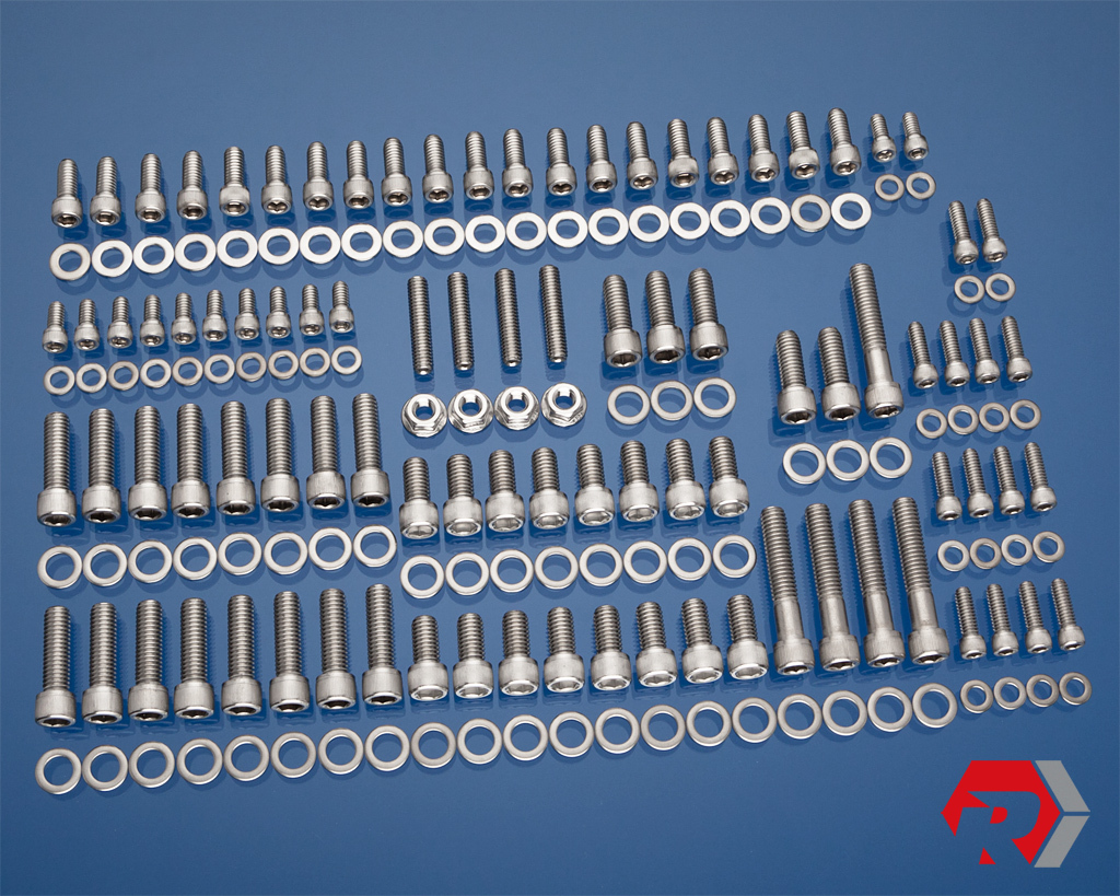 BBC BIG BLOCK CHEVY STAINLESS BOLT KIT 396-454 w/ LONG WATER PUMP 400 427 454