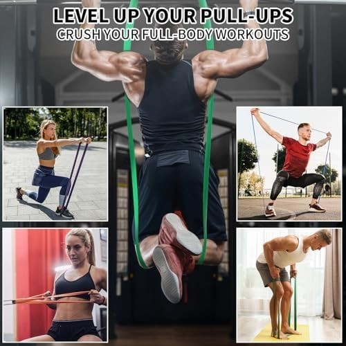 Heavy Duty Resistance Bands Set 5 Loop for Gym Exercise Pull up Fitness Workout