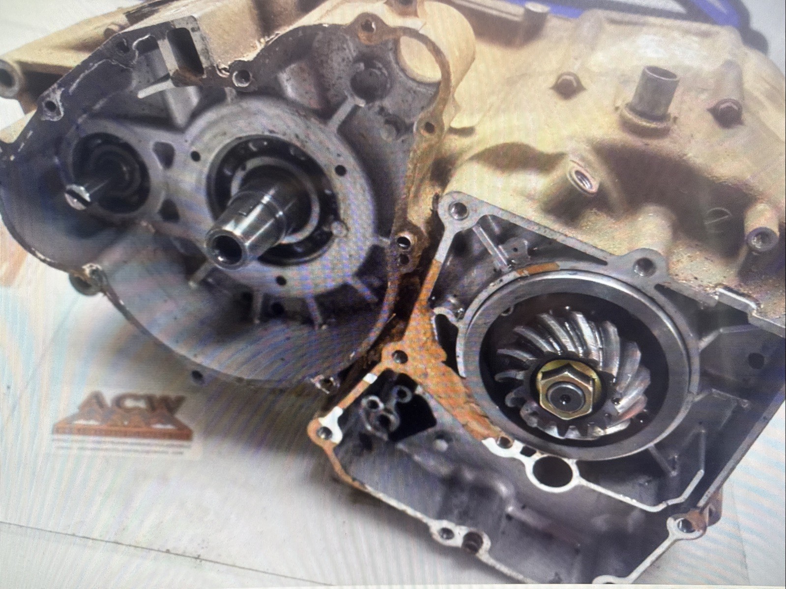 E3-1 LOWER ENGINE MOTOR CRANK 98 KAWASAKI BAYOU KLF 400 2x4 FREE US SHIP