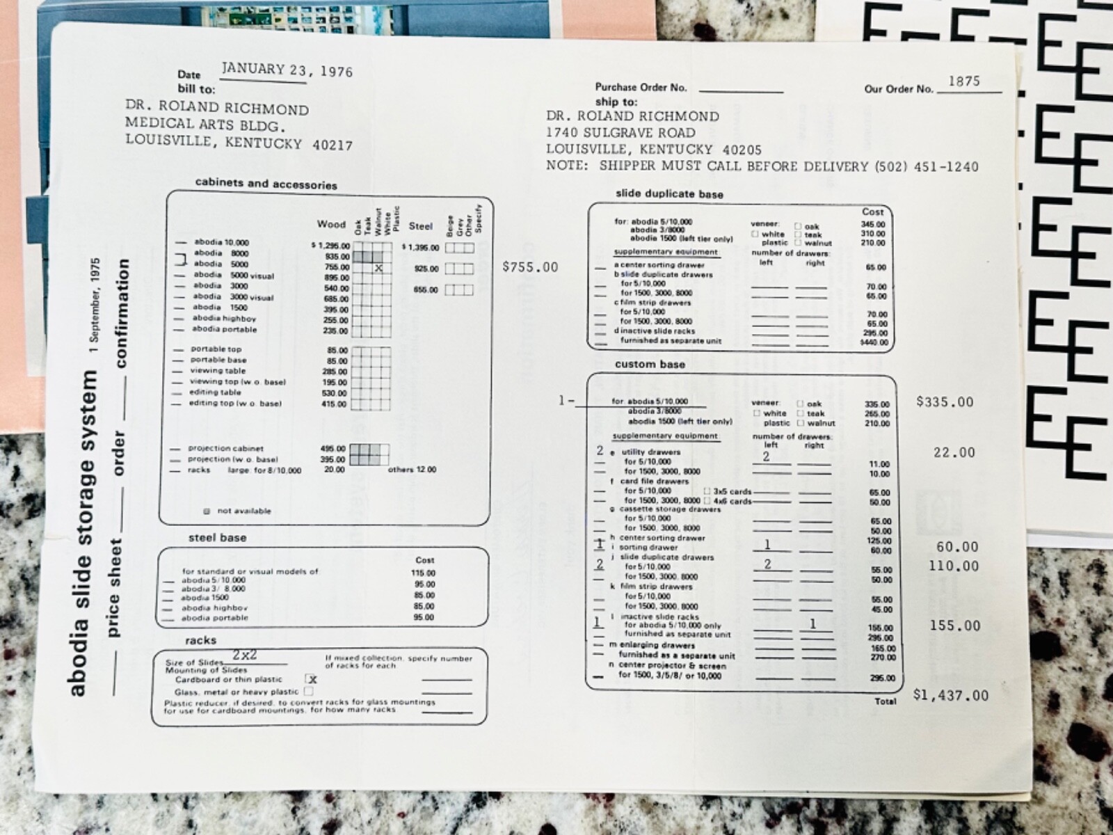 1970'S Commercial Slide Viewing Storage Cabinet Dieter Rams Style Walnut & Steel
