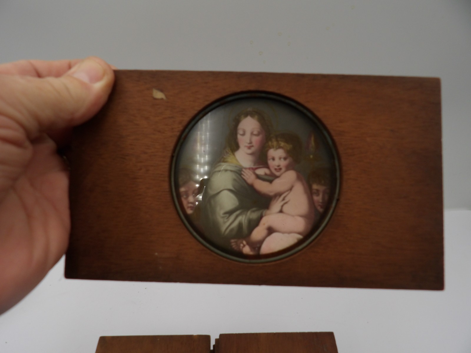 20 Magic Lantern 4x7 Wood Slides Christian Scenes