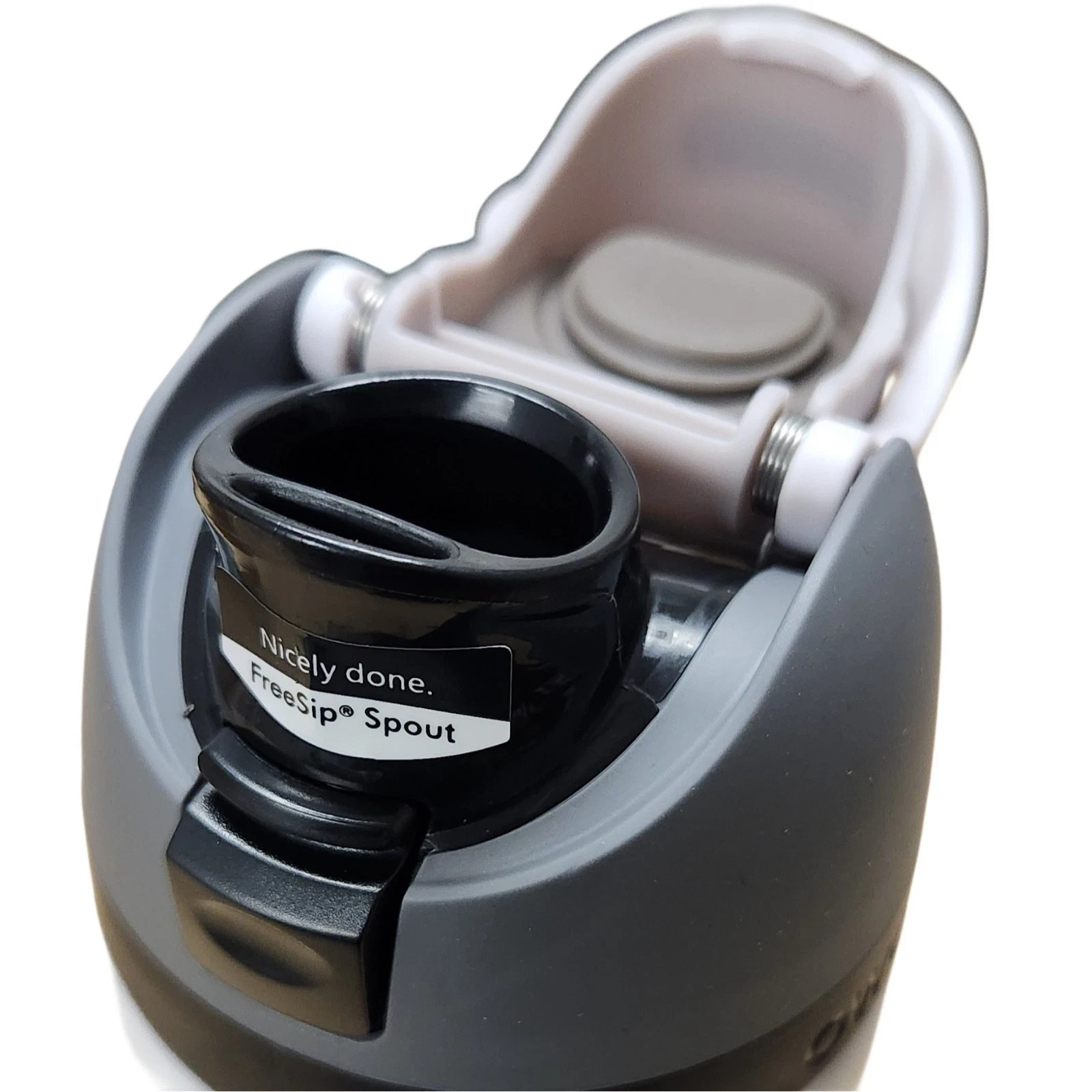 Owala FreeSip Insulated Stainless Steel Water Bottle, 32 oz, white