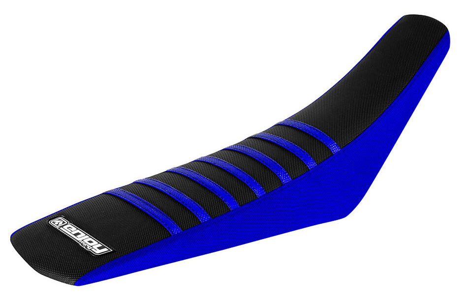 1996-2001 YAMAHA YZ 125 YZ250 Seat Cover BLUE SIDES / BLACK TOP / BLUE RIBS #75