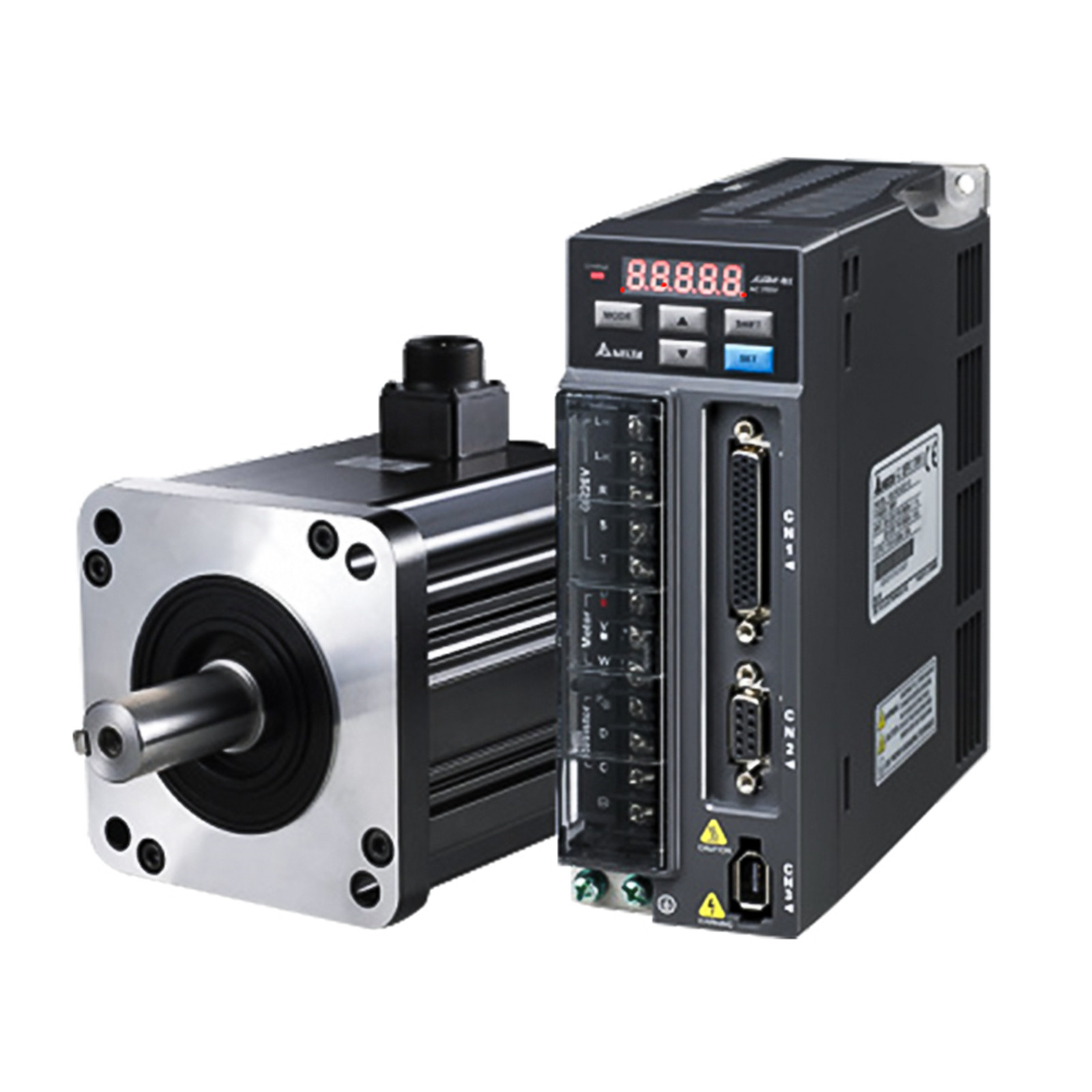 NEW DELTA ASD-B2-0721-B + ECMA-C20807RS PLC 750W SERVO SYSTEM DRIVE MOTOR