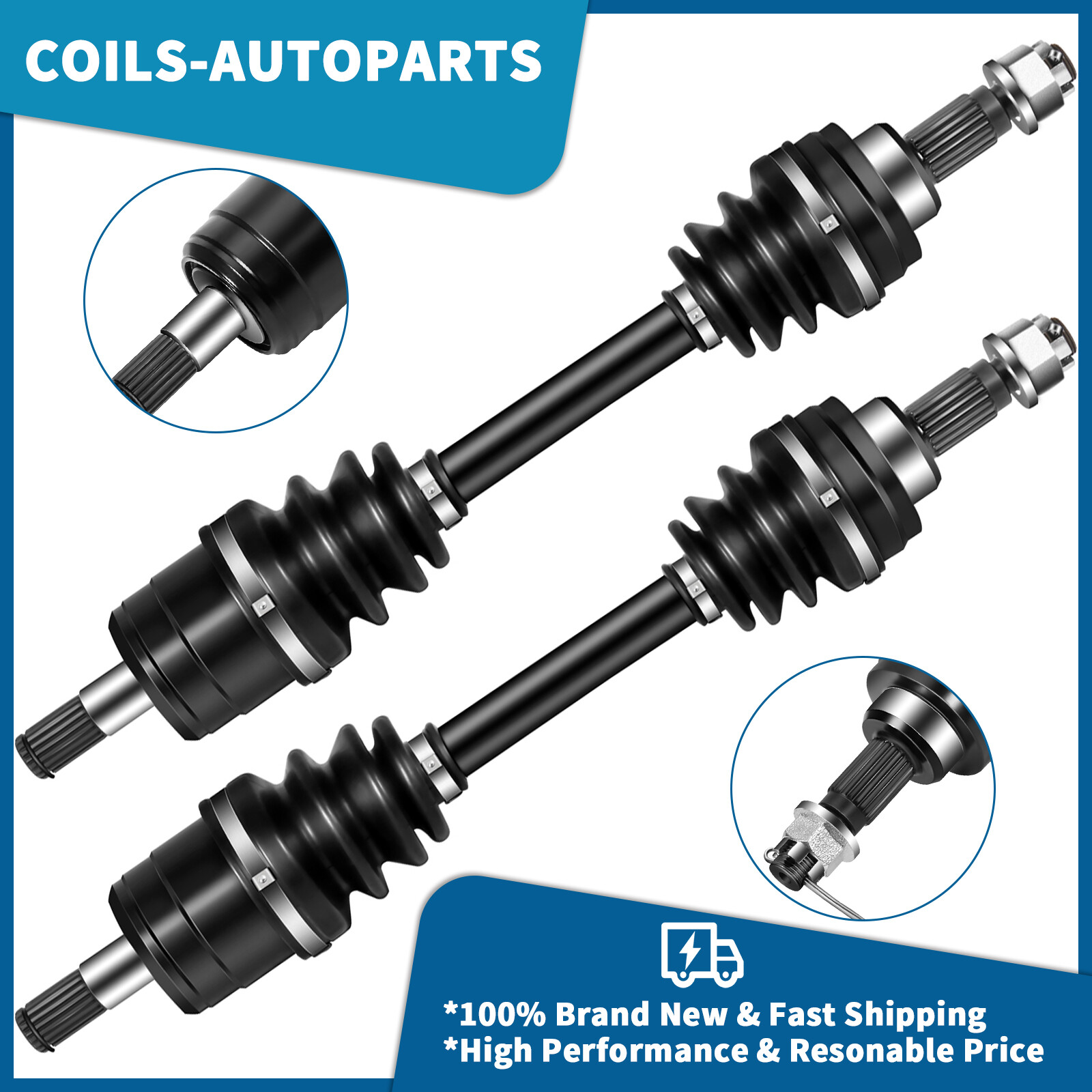Front CV Axle Shaft For Honda Rancher 350 TRX350FM 2000 2001 2002 2003 2004 2005