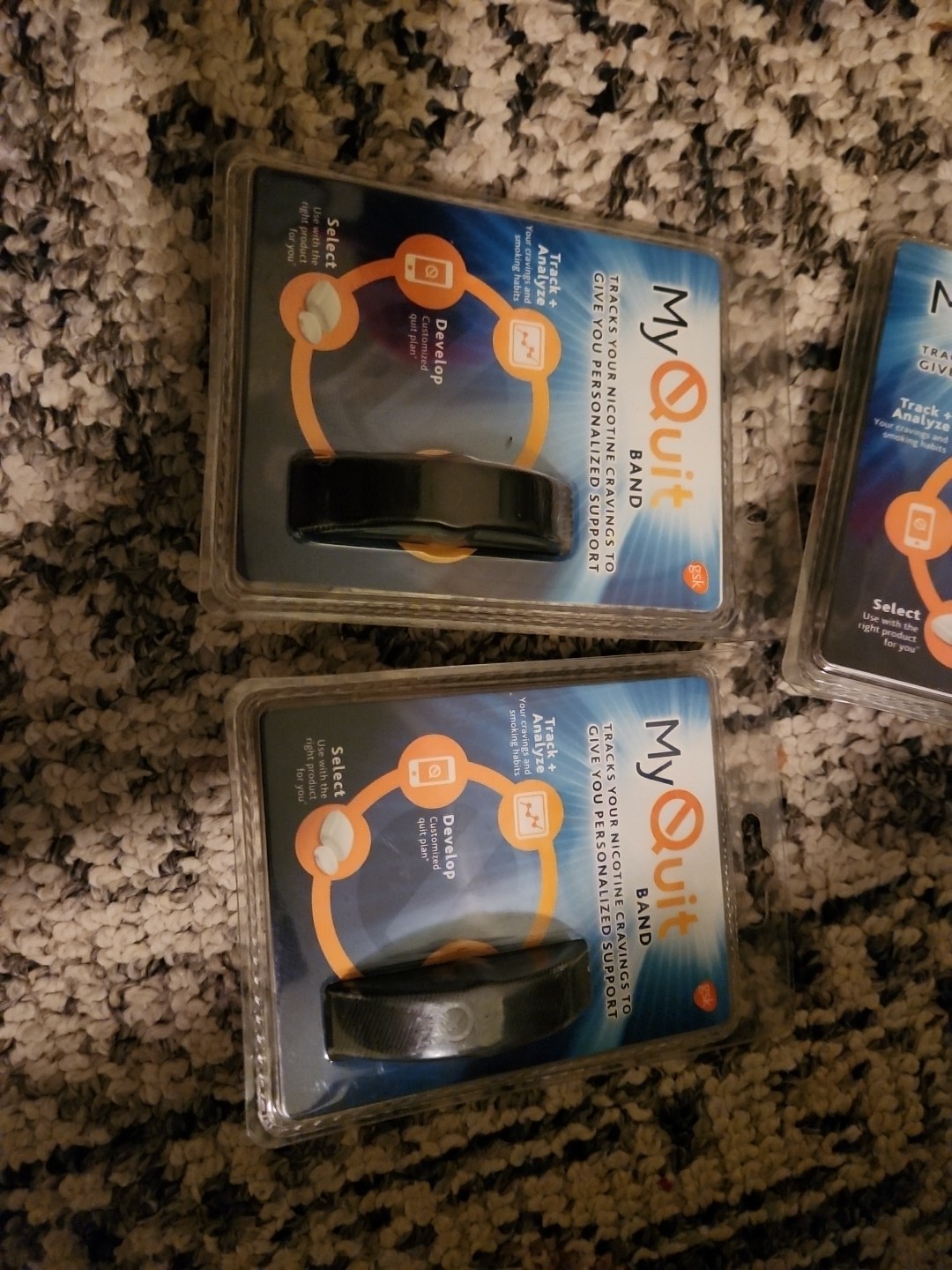 2 GSK My Quit Band Quit Smoking Smartwatch