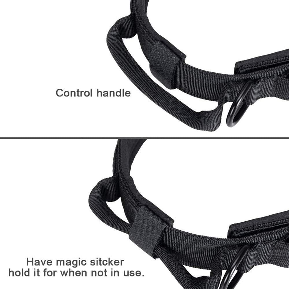 Tactical Dog Collar w/ Handle +Leash Heavy Duty Military Service Canine Training