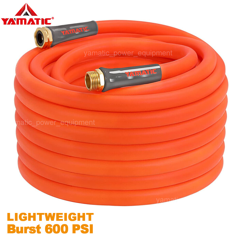 YAMATIC Heavy Duty Garden Hose 5/8 in Super Flexible Water Hose All-weather