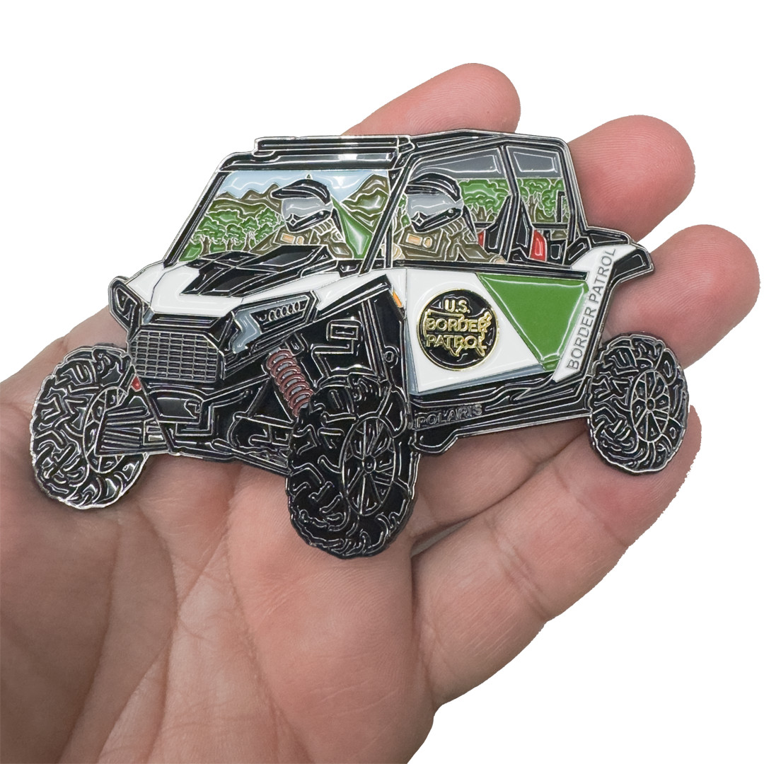 EL18-15 challenge coin for CBP Border Patrol UTV Truck Police Challenge Coin Hon