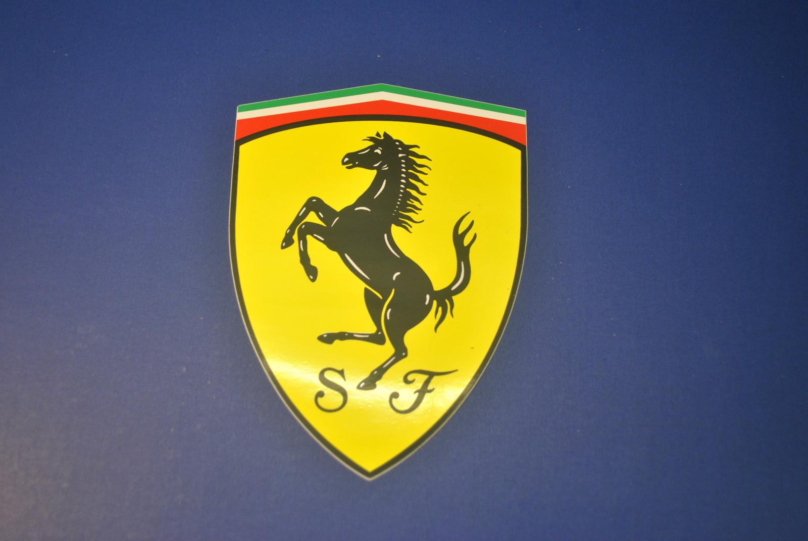 FERRARI GENUINE OEM SHIELD 4" VINYL STICKER DECAL Free S&H in USA 95992902