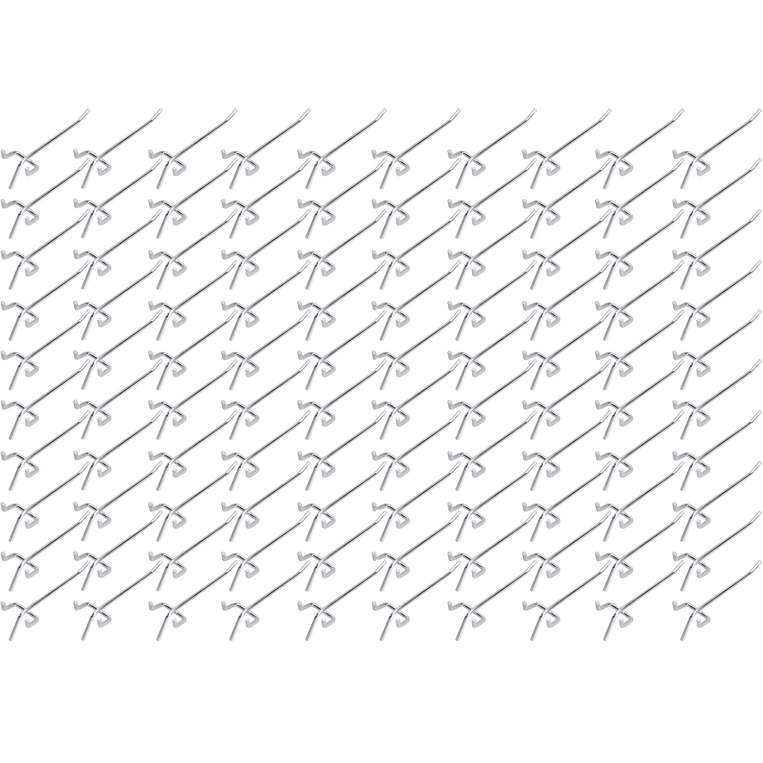 100 PC PEG Board Hooks 4 inch Pegboard Hooks 4" Length Wholesale Lot