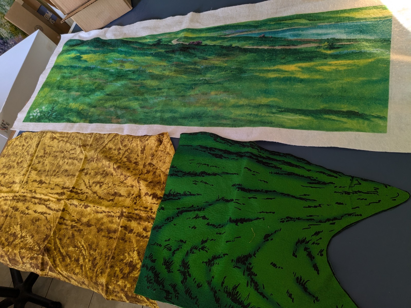 Vintage Huge Lot Of 1017 Pieces Of Felt Flannel Graph Sunday School