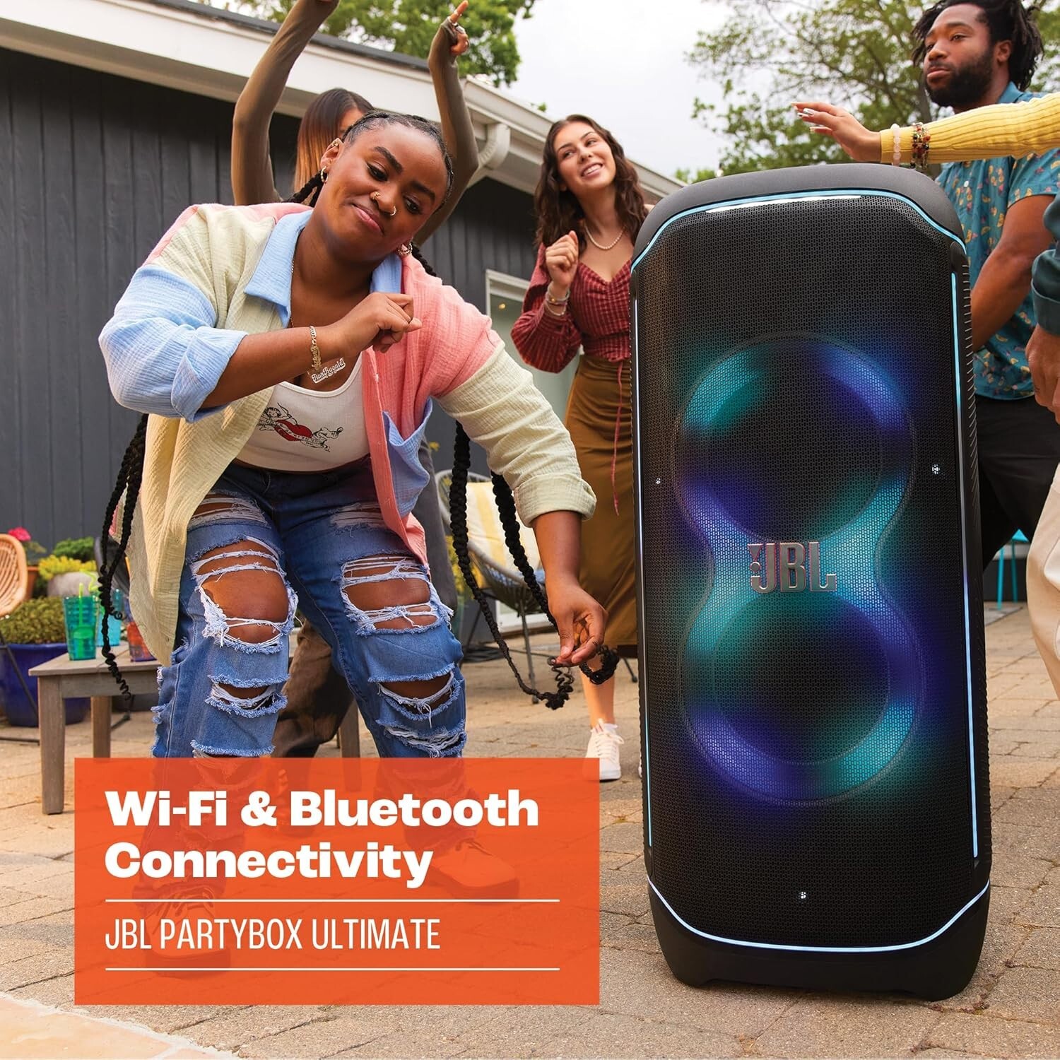 JBL PartyBox Ultimate 1100W Portable Bluetooth Wi-Fi Speaker