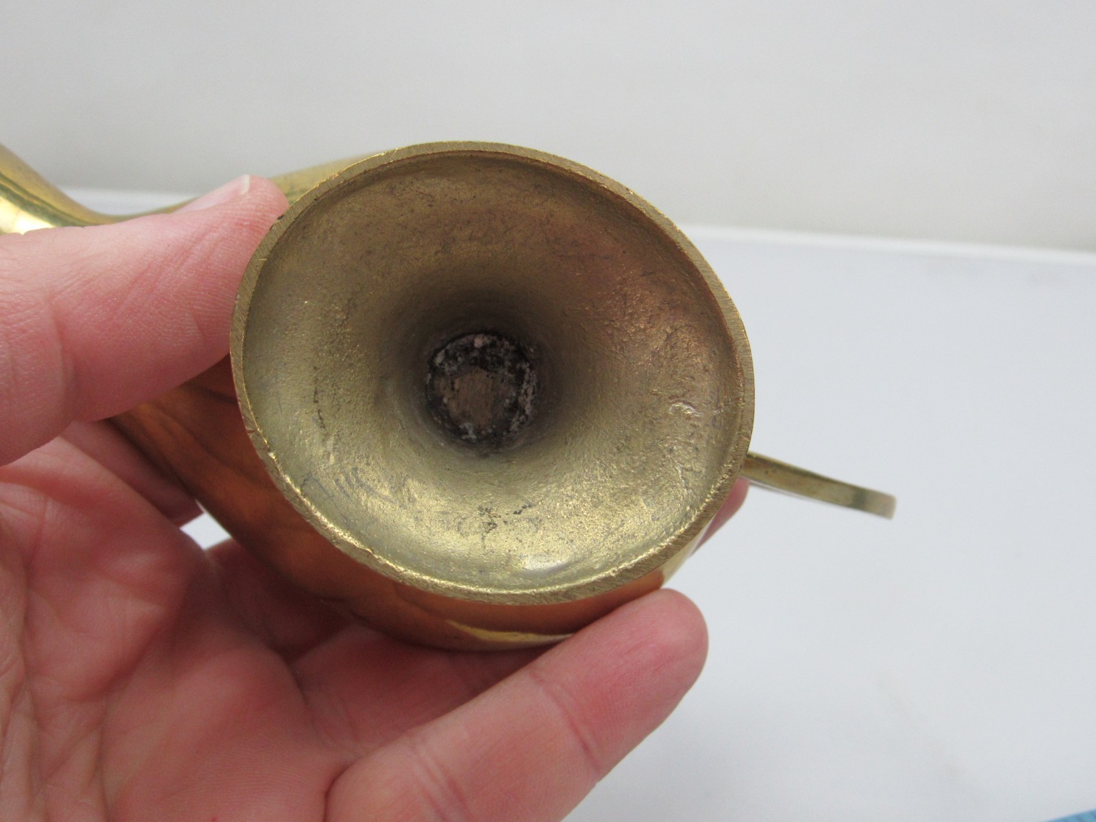 Vintage Brass Aladdin Genie Oil Lamp Incense Burner