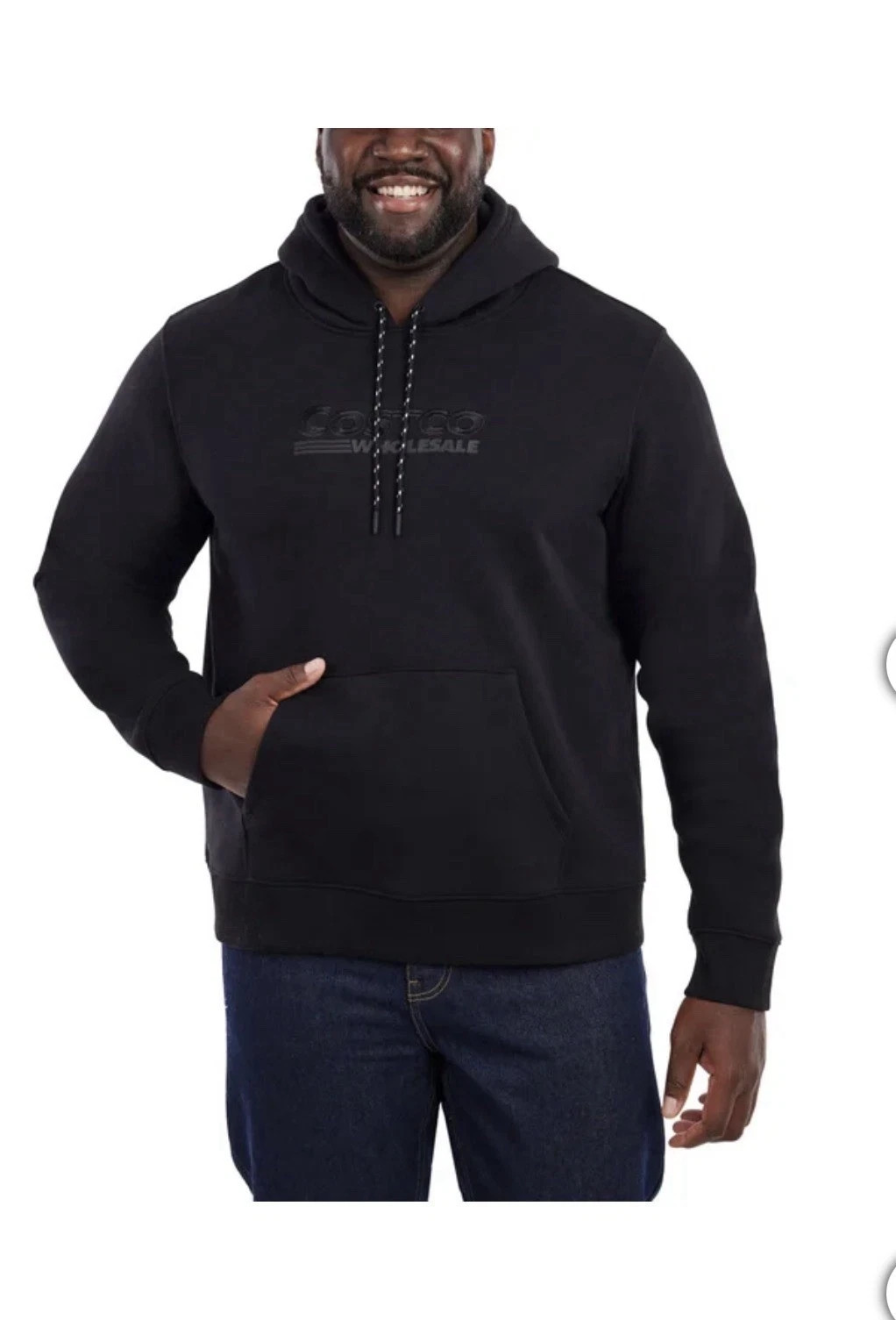 Kirkland Unisex Logo Hoodie Black New with Tags