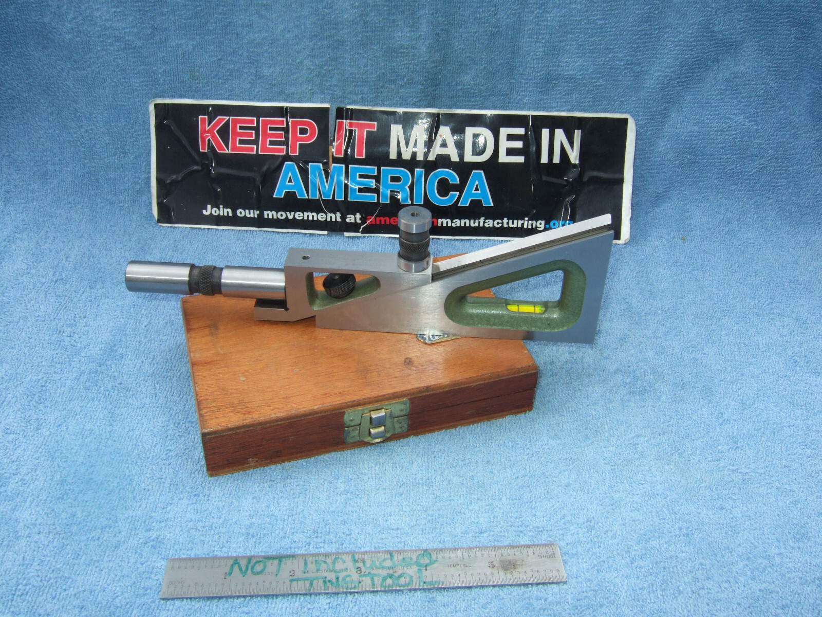 HELIOS GERMAN MADE PLANER GAGE W/CASE MACHINIST TOOLMAKER No.4 MANY MORE US HERE