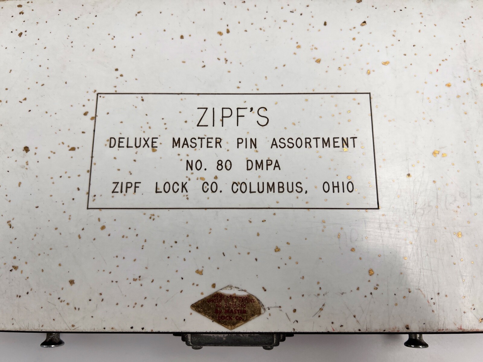 Zipf’s Deluxe Master Pin Set No 80 - Box Only