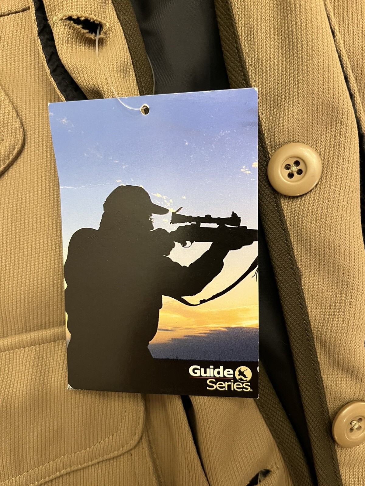 NWT Guide Series Goose Duck Pheasant Hunting Tan Khaki Jacket Coat Men's Medium