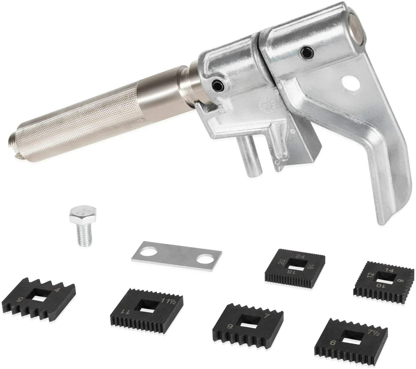 7402 Universal Outside Thread Chaser with 6 Dies 216884 Use for 1-1/4” to 5” O.D