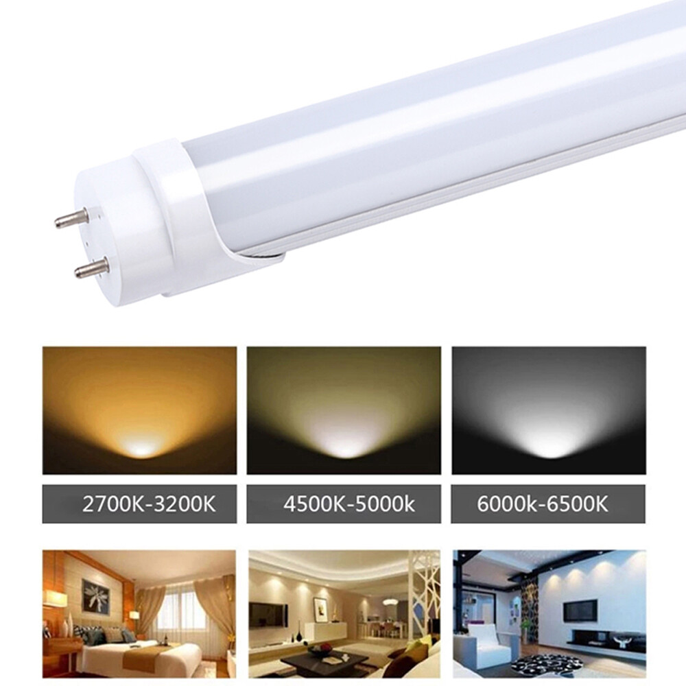 4FT G13 Bi Pin LED Tube Light Bulbs 18W 22W 28W 4Foot Led Shop Light 5000K-6000K
