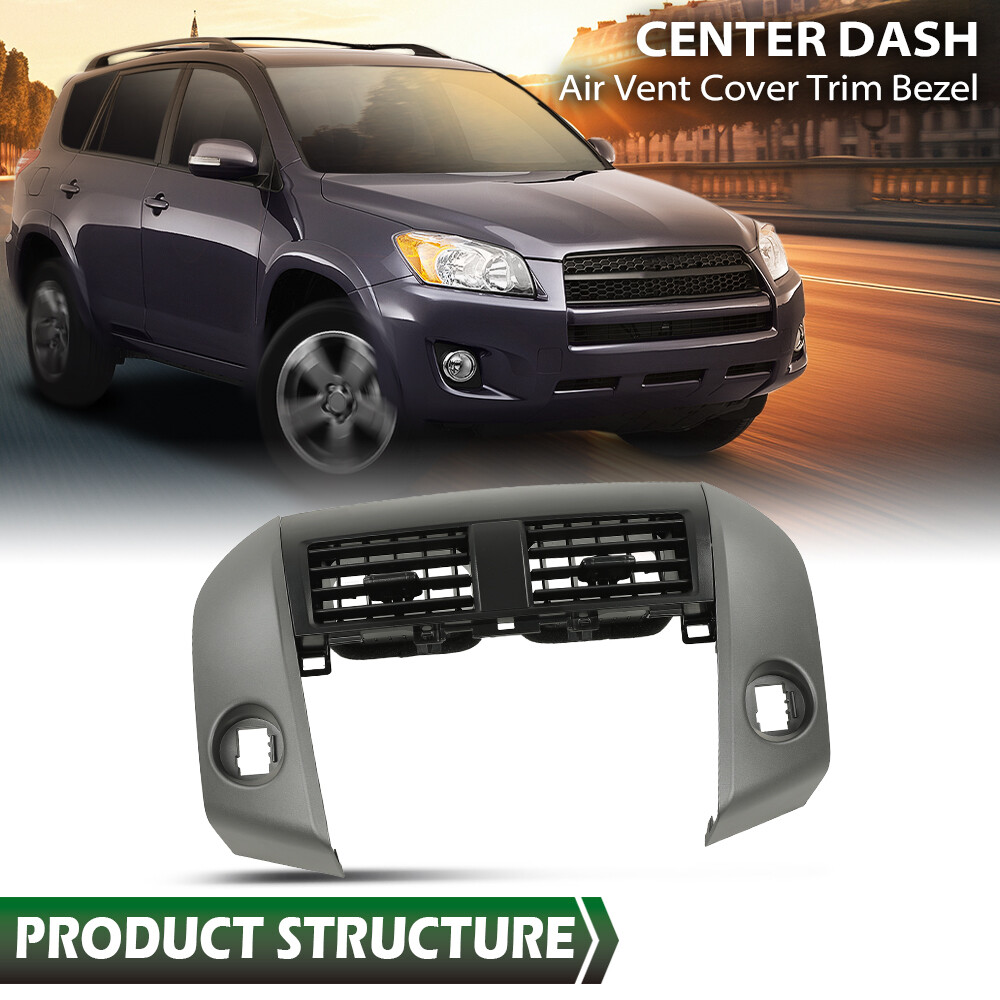 Fit For 2006-2012 Toyota RAV4 Center Dash A/C Vents Panel Trim Bezel 55663-42020