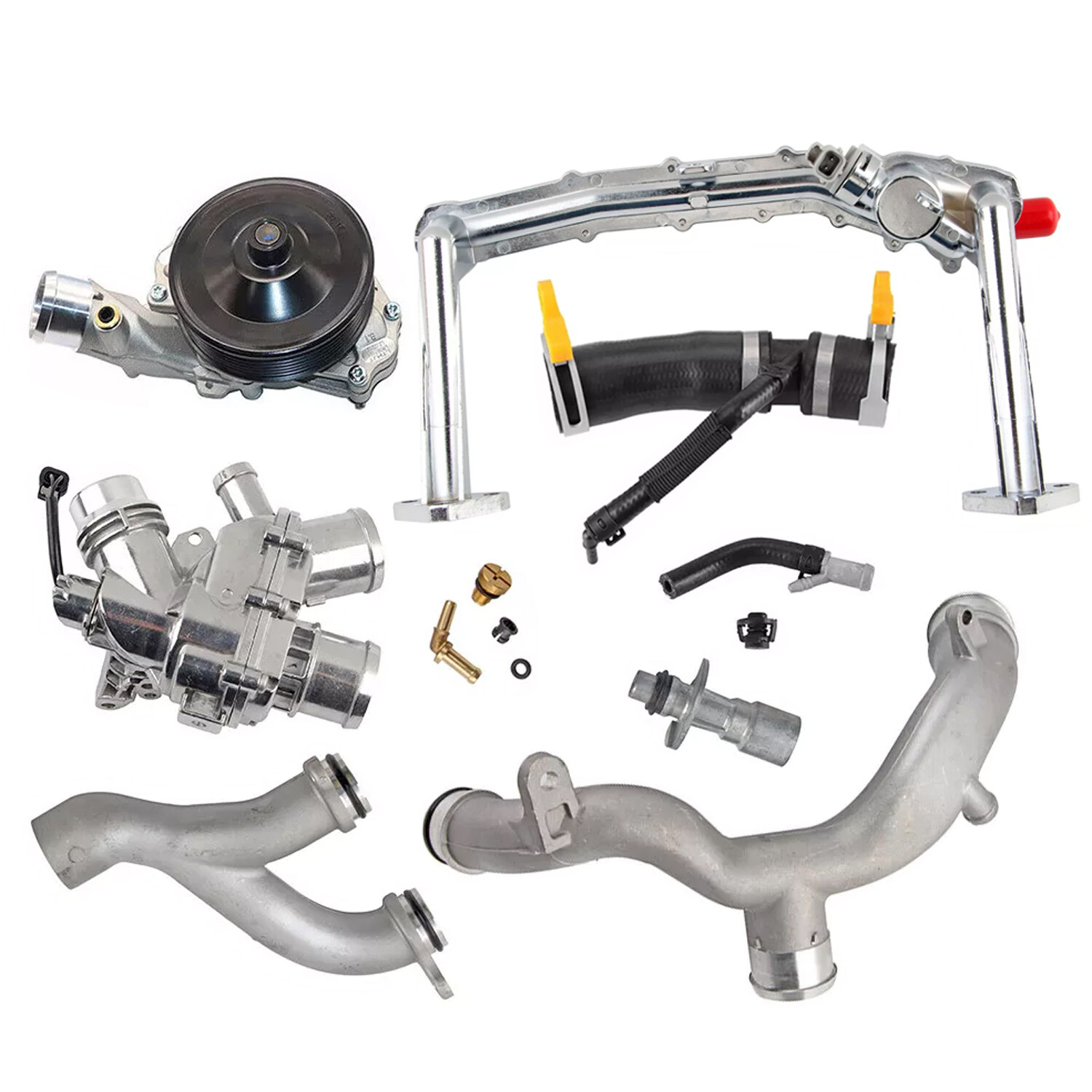 1 Set Cooling System Kit 3.0L V6 Supercharged Engine for Jaguar Land Rover