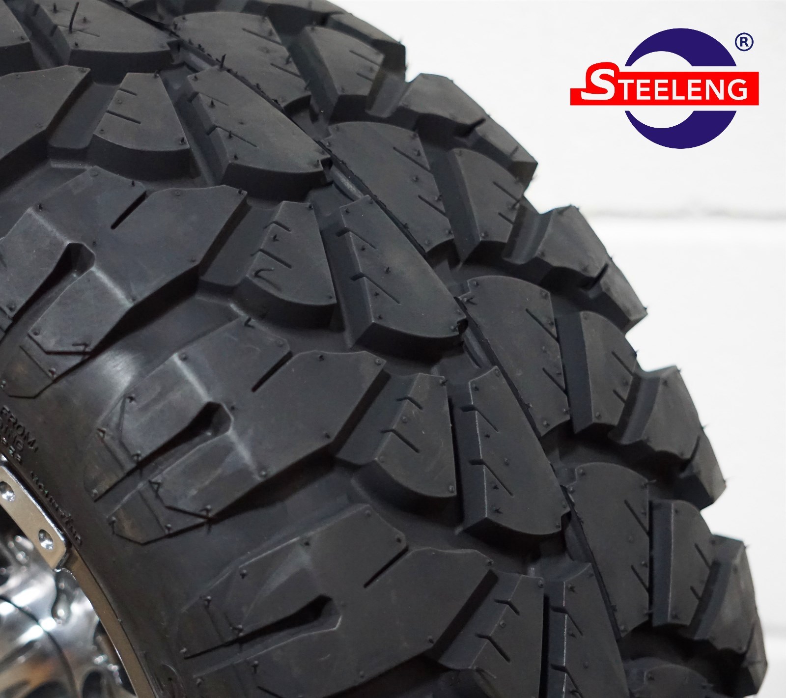 GOLF CART 14" BLACK VENOM WHEELS and 20" STINGER ALL TERRAIN TIRES DOT RATED