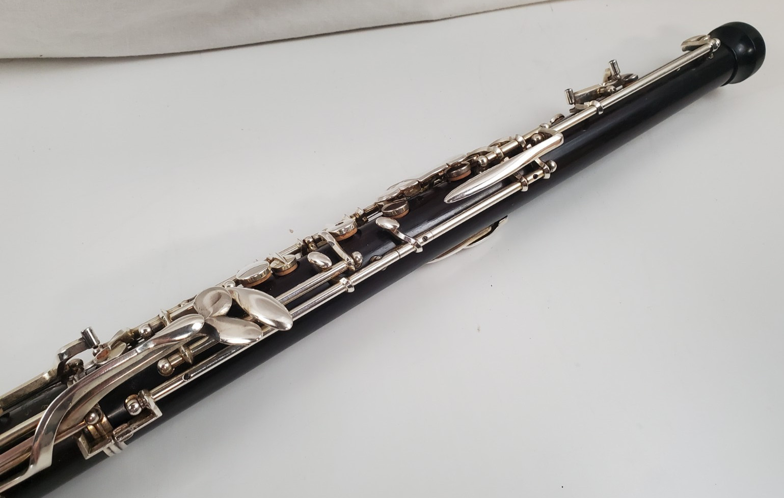 F. LOREE PARIS FULL CONSERVATORY WOOD ENGLISH HORN 3RD OCTAVE KEY LEFT HAND F