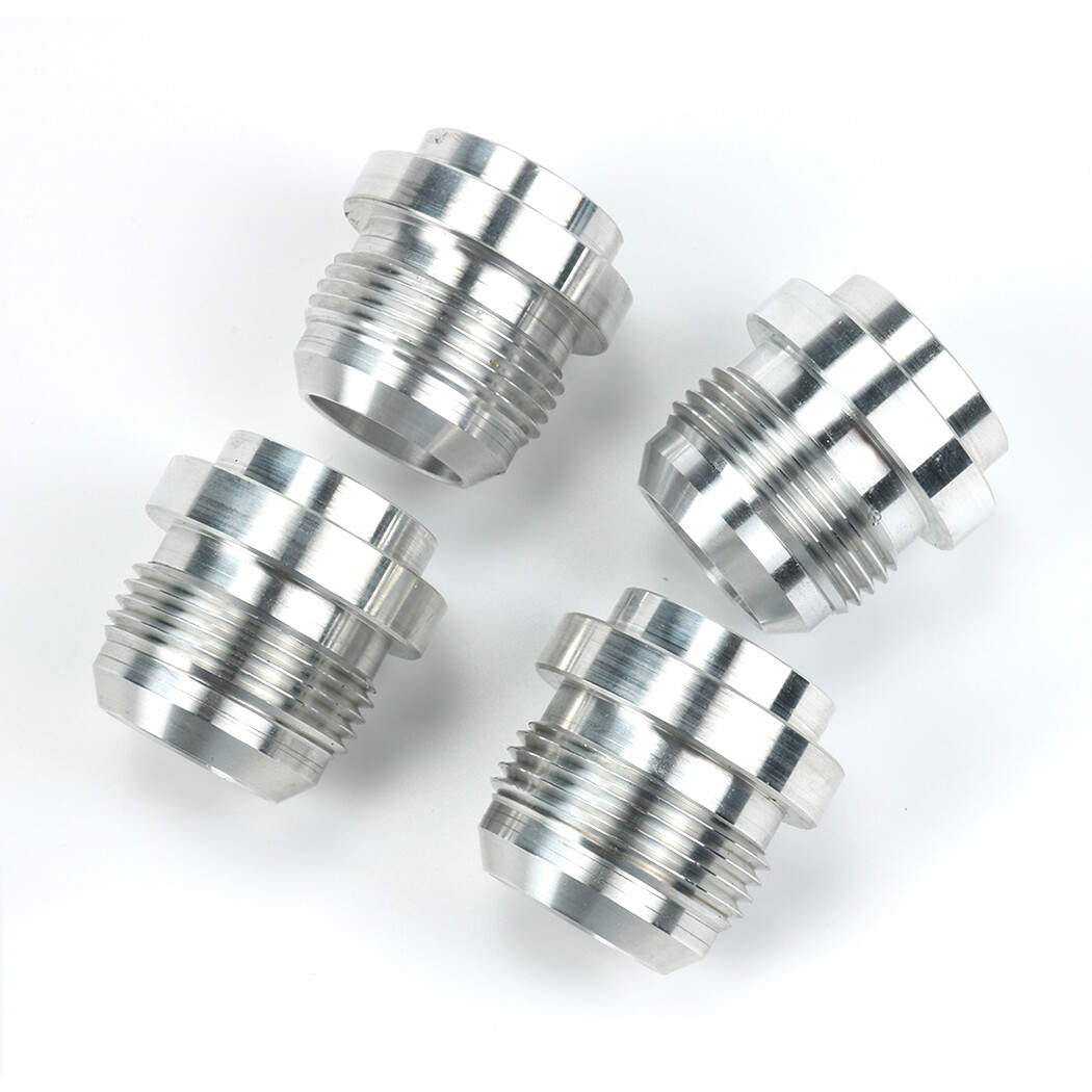 An16, 16 An Male Billet 6061t6 Aluminum Weld On Fitting Bung Qty:4