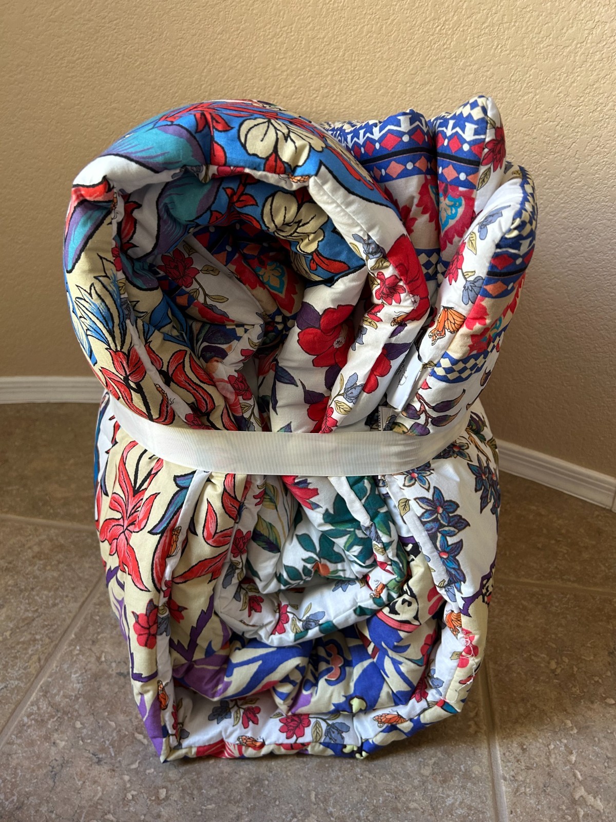 Studio D Kyrie Peacock Floral Comforter Mini Set wShams Full/Queen $209 NWT