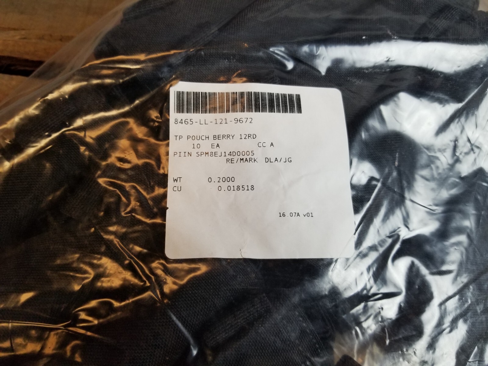 US Military TP11 Safariland 12 Rd Shotgun Shell Pouch 12 Ga w/ Molle Attachment