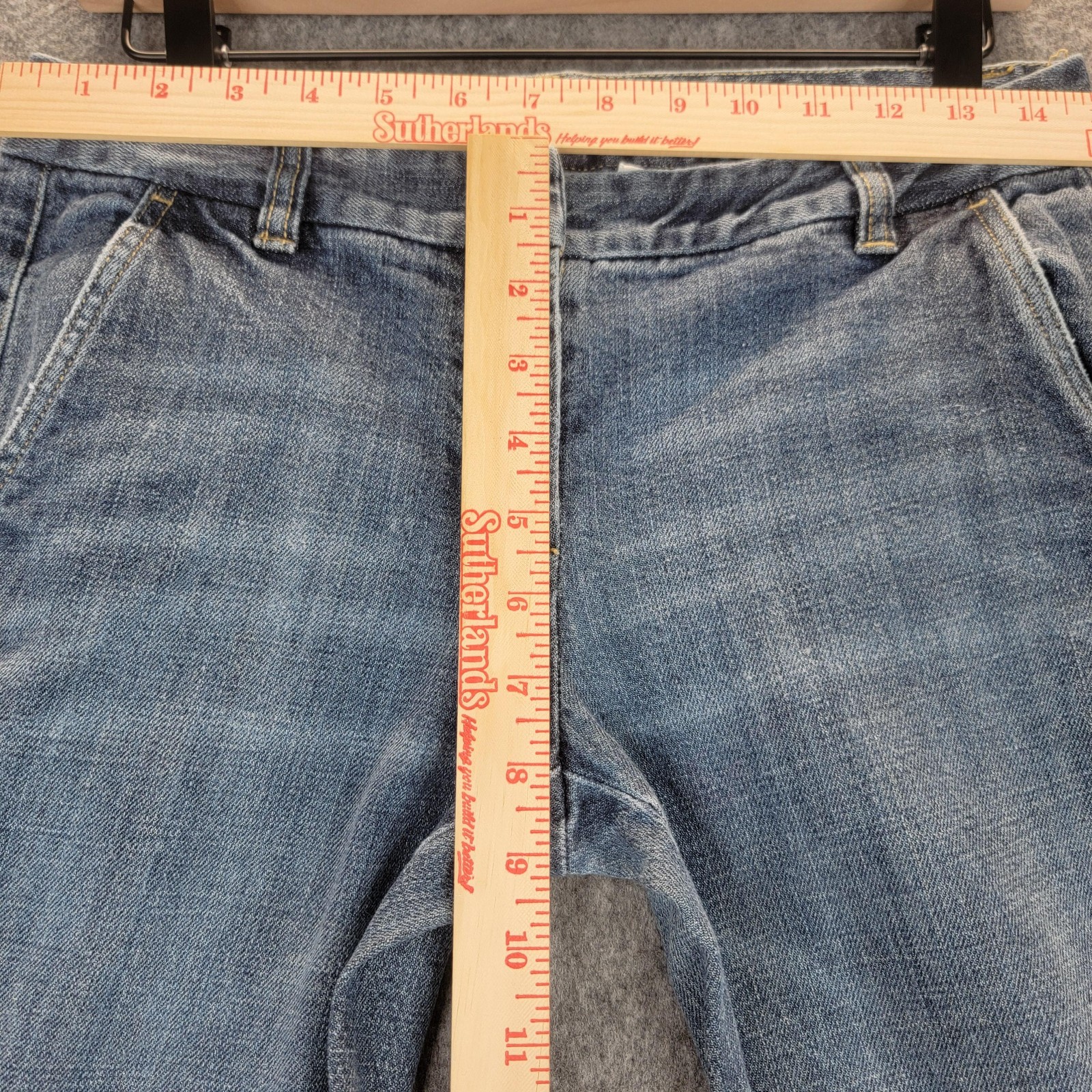 J Crew Jeans Womens 28 Blue Bootcut Denim Stretch Casual Low Rise Style 77624