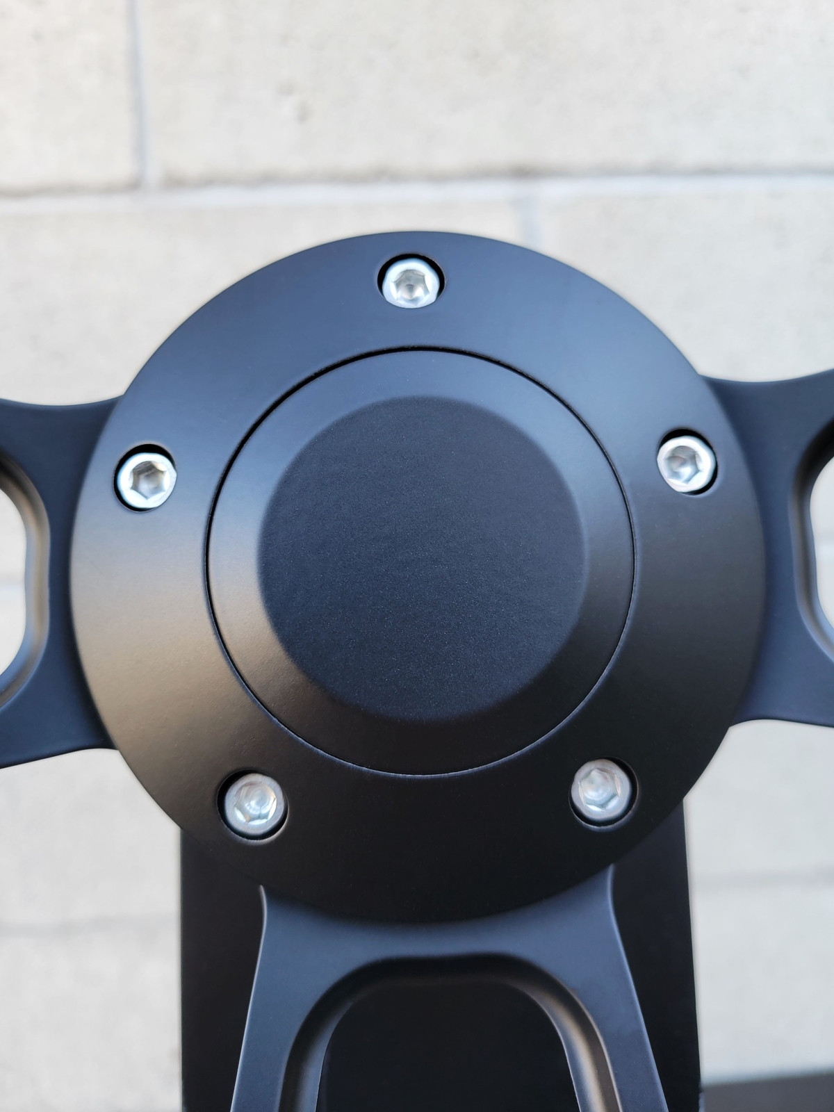 14" Black Billet Steering Wheel Dark Burnt Flame Pine Wood Real Aluminum Rivets