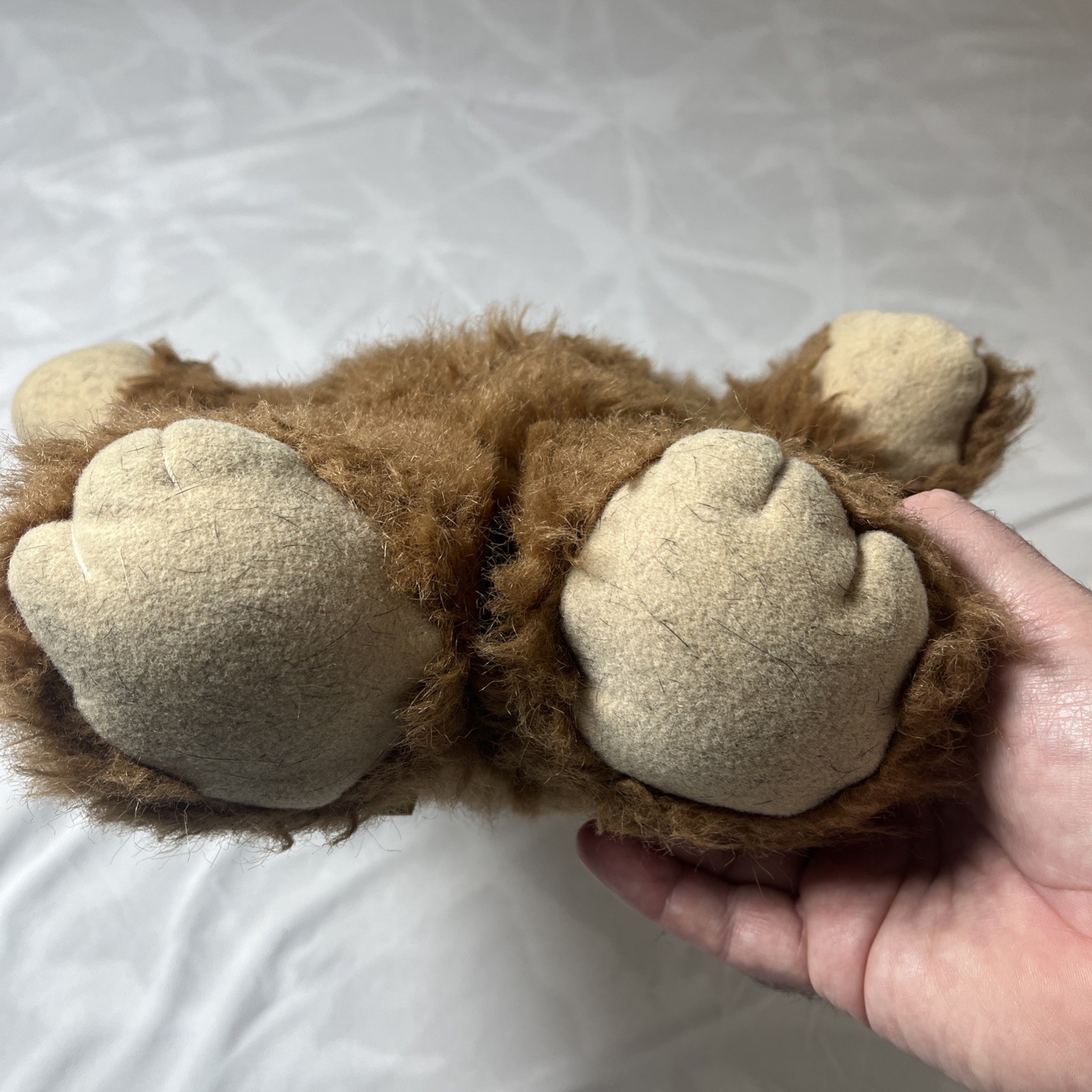 Star Wars Wicket The Ewok Plush Lucasfilm 15" 1983 Shaggy No Hood Vtg Kenner