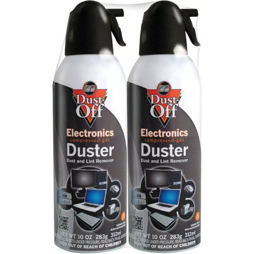 2 PACK COMPRESSED AIR DUSTER 10oz – Falcon Dust-Off Spray Cleaner for Electronic