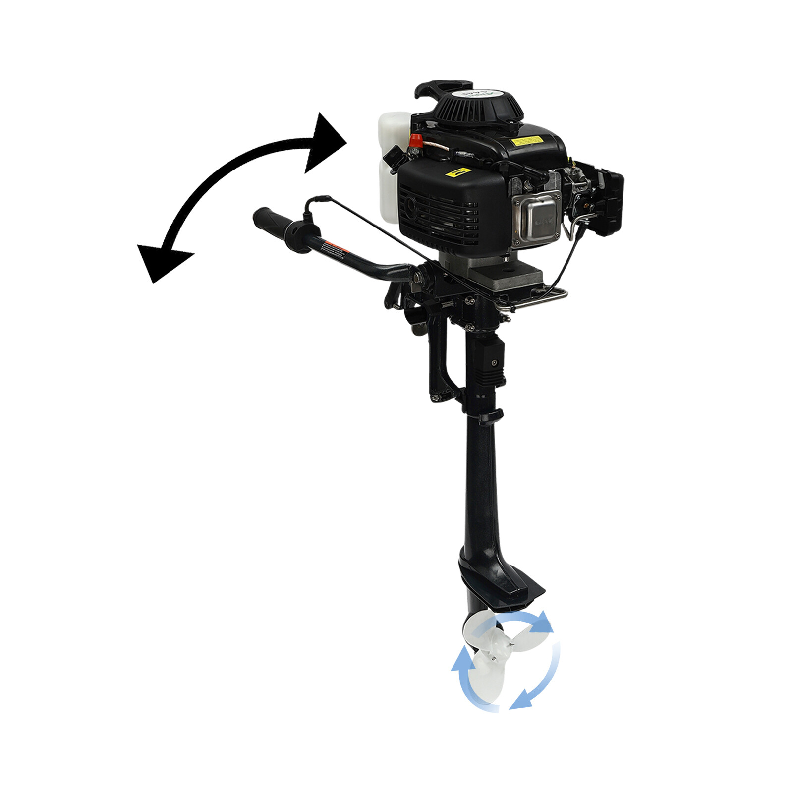 3HP 4-Stroke Outboard Motor Boat Engine Wind/Air Cooling Outboard Engine CDI