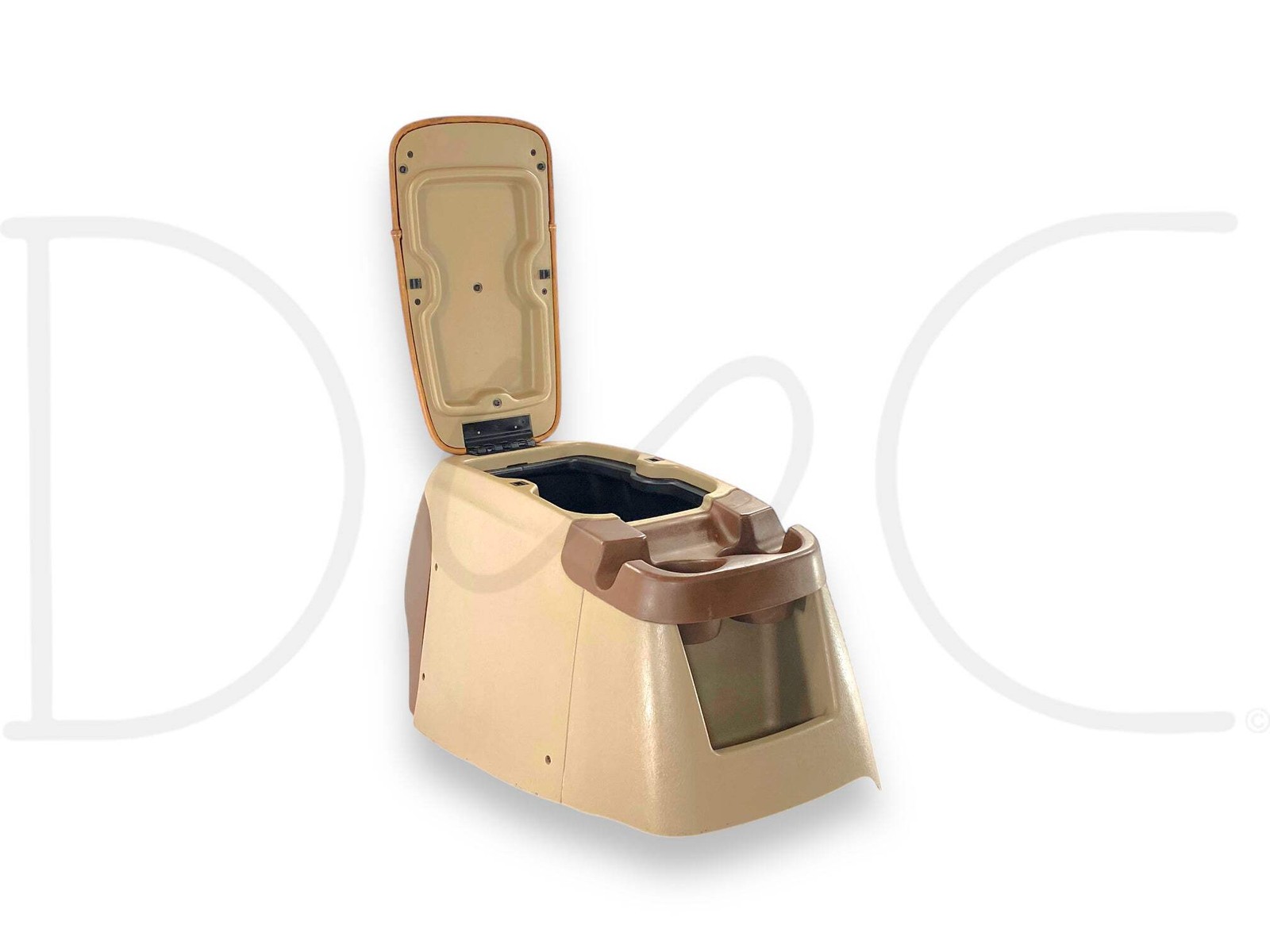 03-07 Ford F250 F350 King Ranch Super Duty Center Console Floor Storage Tan OE