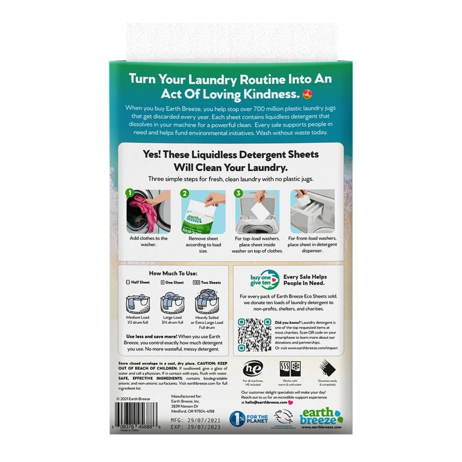 (60 Loads) 30 Sheets Laundry Detergent Sheets Fresh Scent Liquidless Technology