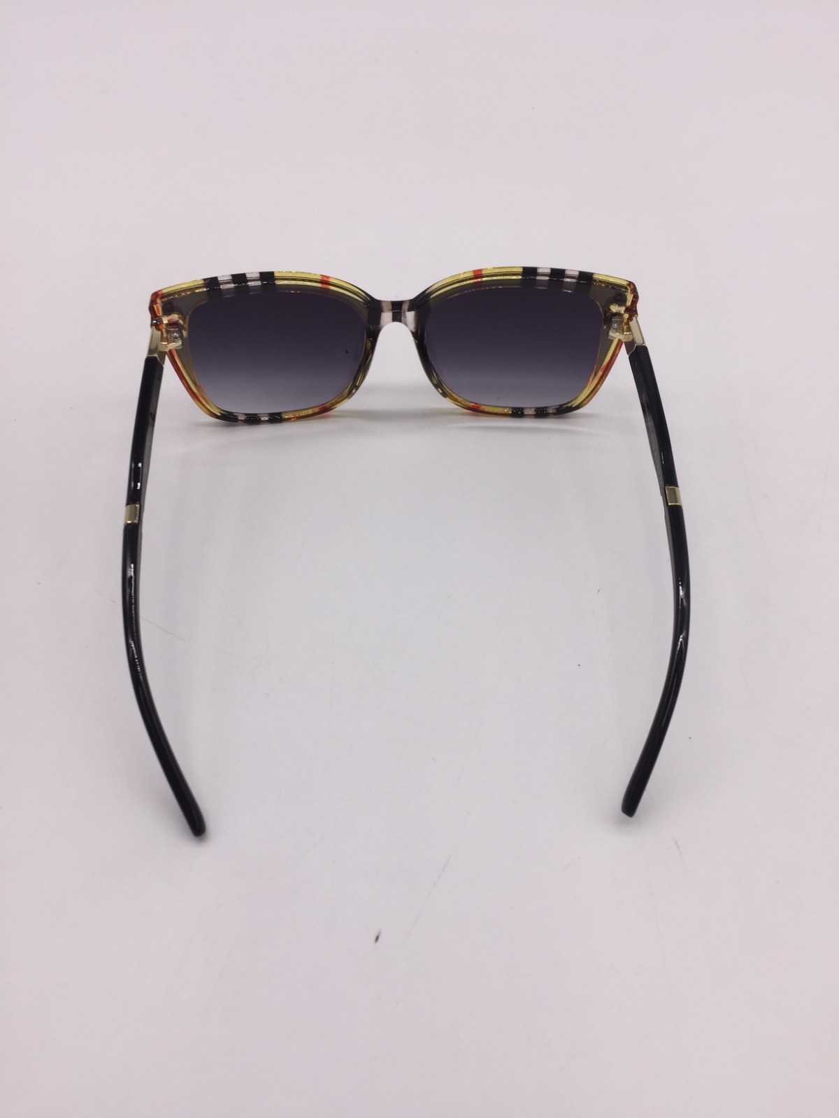 Burberry Multicolor Frame Designer Trendy Sunglasses 56-17-137 Grey Lenses