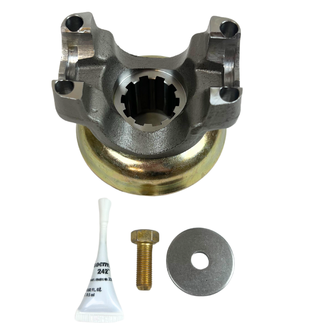 Quick Change Rear End Yoke with Bolt, Washer and Threadlocker