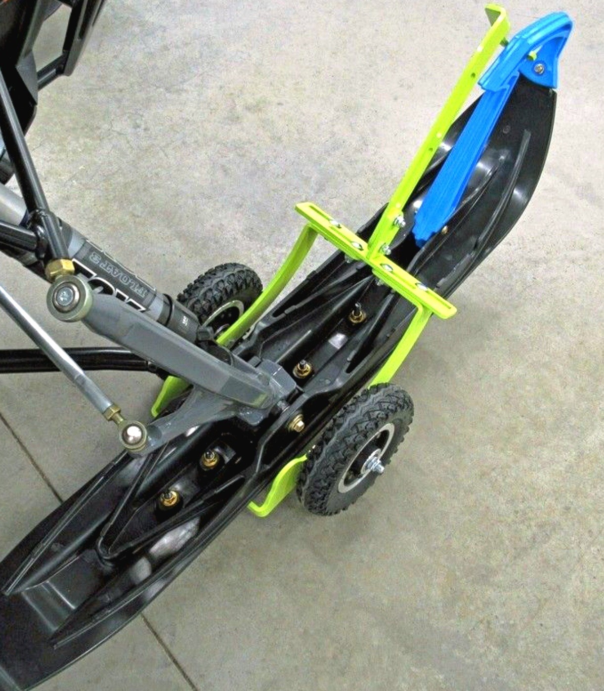 SP1 Ski Protec Dolly Set W/Premium Heavy Duty Pneumatic Wheels Snowmobile