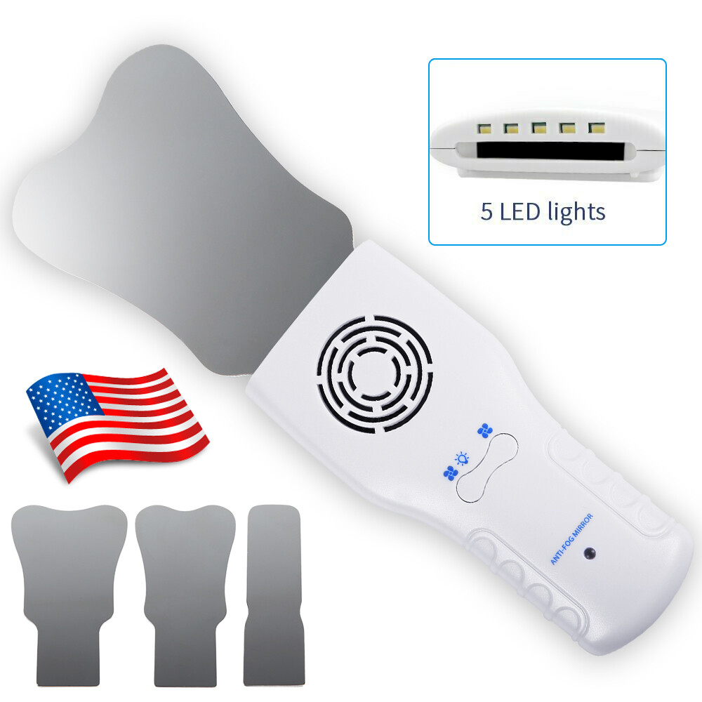 Dental Occlusal Mirror Fog Free LED Intra Oral Photo System 3 Mirrors Anti-Fog