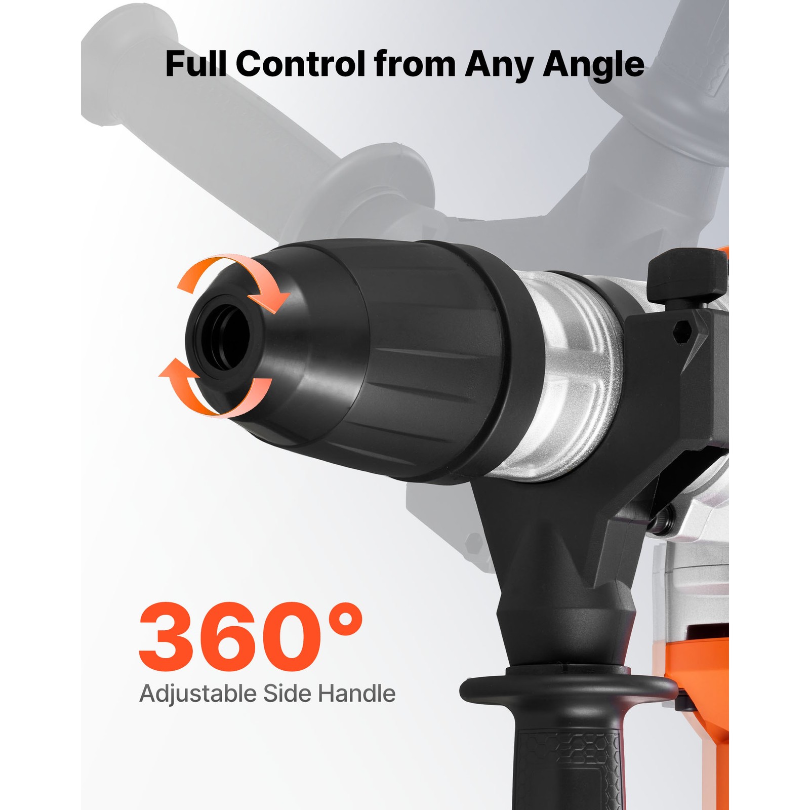 Uimoso Cordless SDS-Max Rotary Hammer Drill 1-9/16 in for Concrete and Masonry