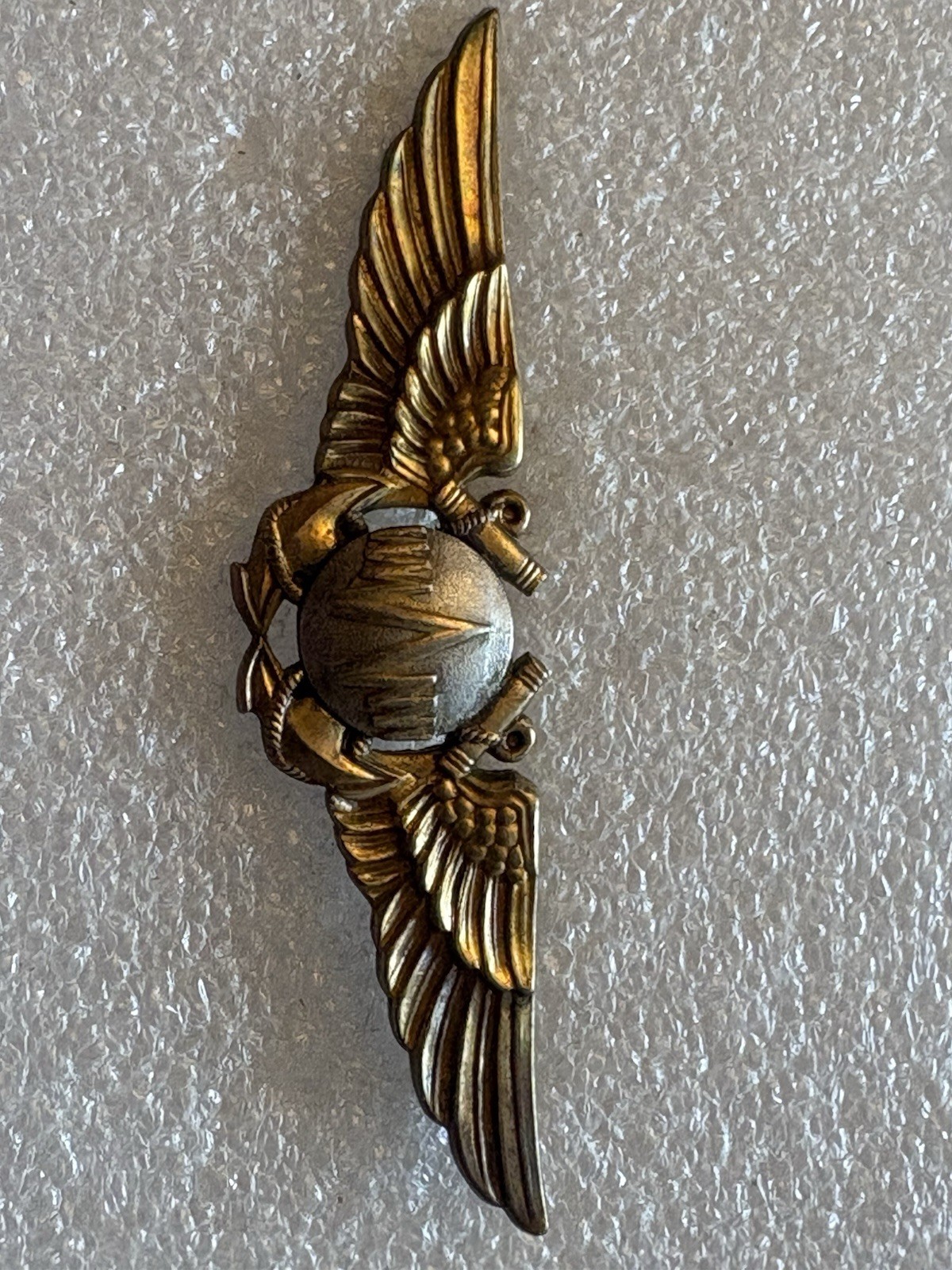 WWII USN Radar Observer’s Badge-FS-DS-MP-RL-PB-MM-sterl by H&H-0.4 oz