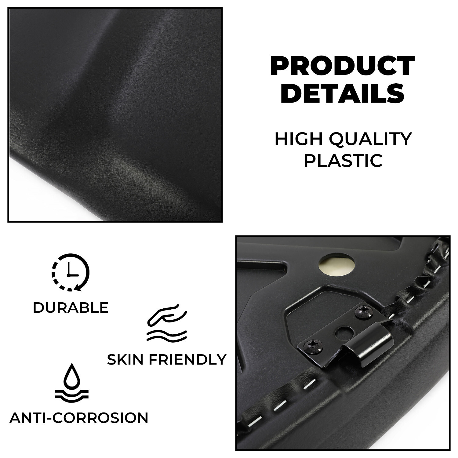 Pair LH+RH Side Seat Bottom for Polaris RANGER 900 XP 1000 XP 570 XP CREW