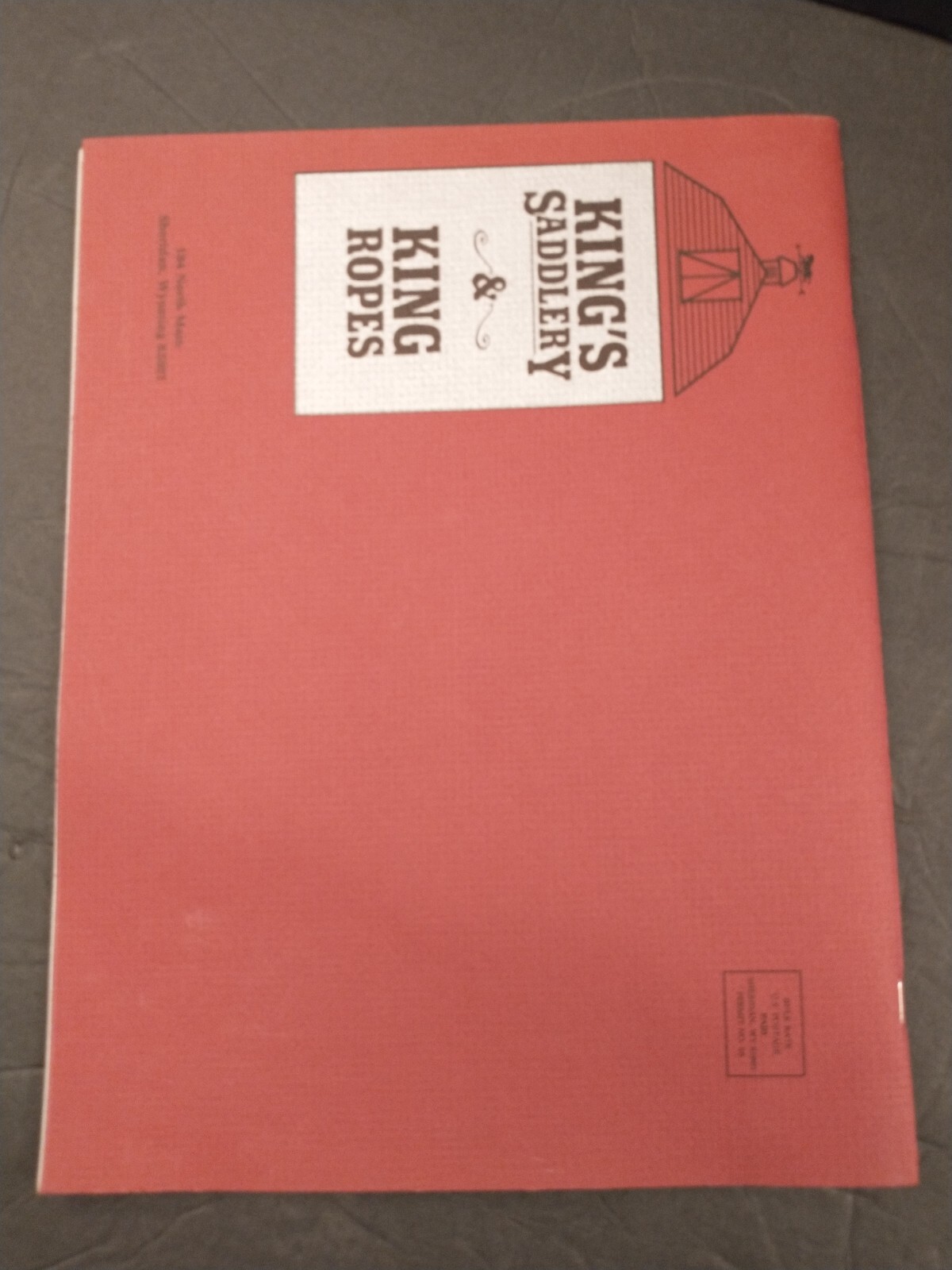 Vintage King Ropes Saddle Catalog King's Saddlery Catalog Sheridan Wyoming Rare