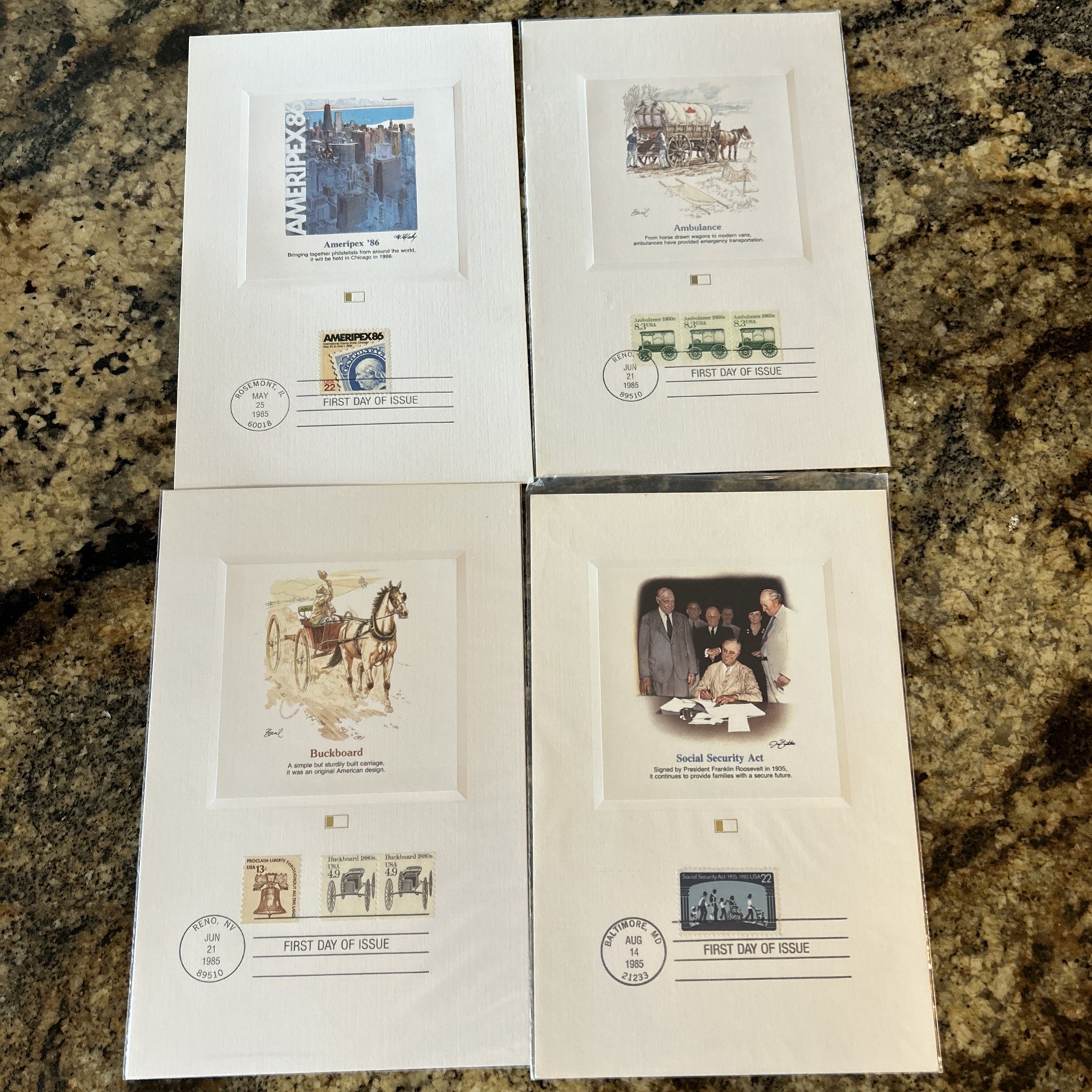 Lot of 75 FLEETWOOD PROOF CARD w 1st Day of Issue, late 70’s and 1980’s great